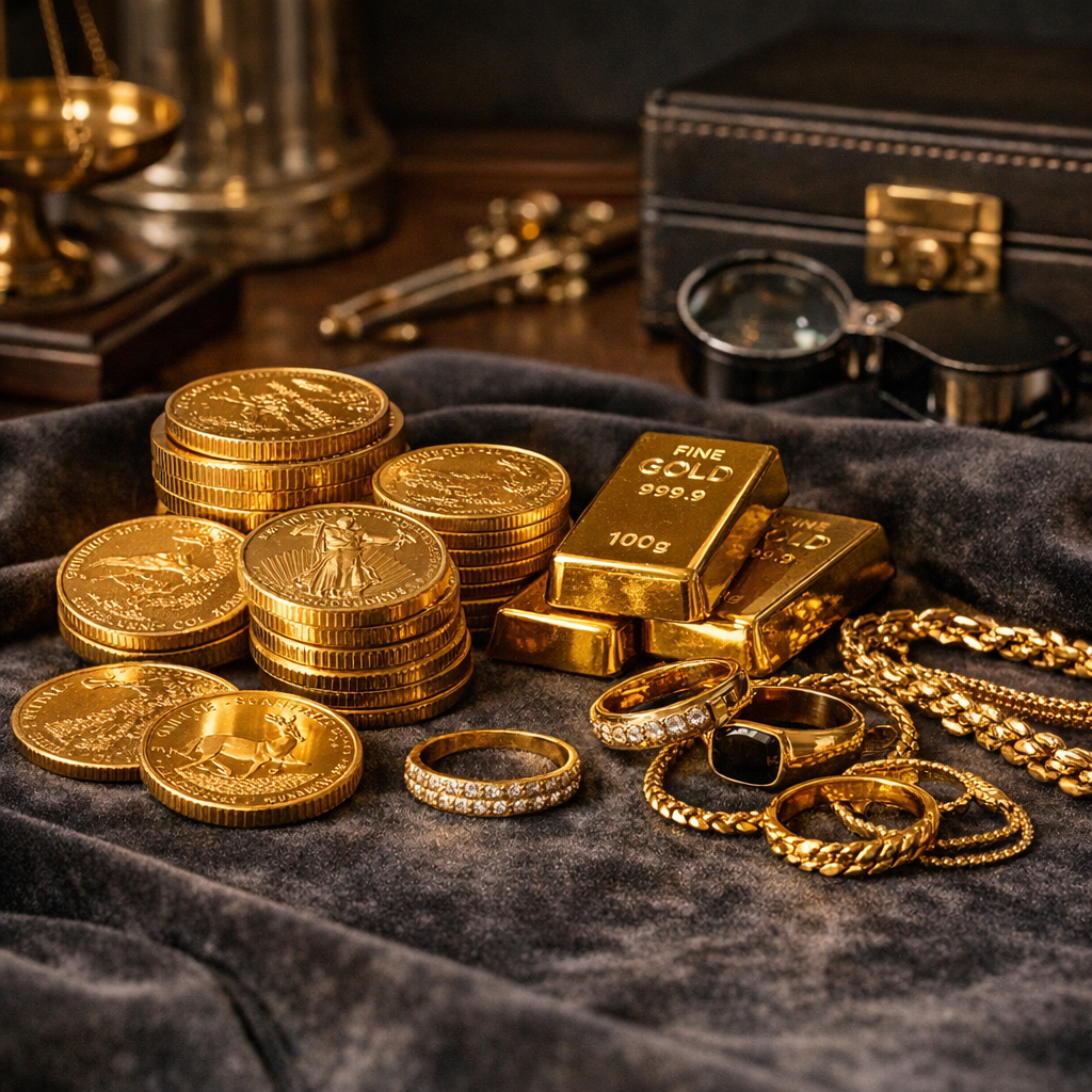 Lingots, pièces, bijoux : que peut-on vraiment vendre ?