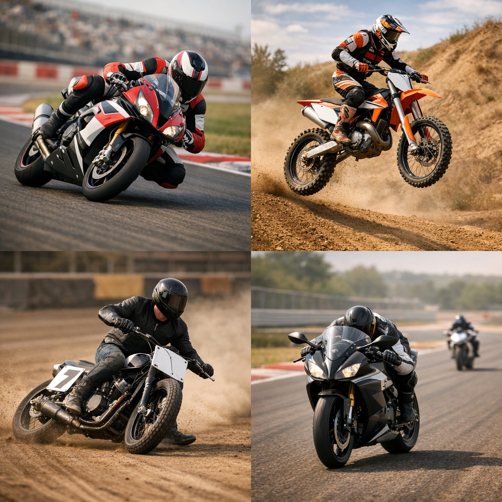 Quelles sont les grandes catégories de motos de courses ?