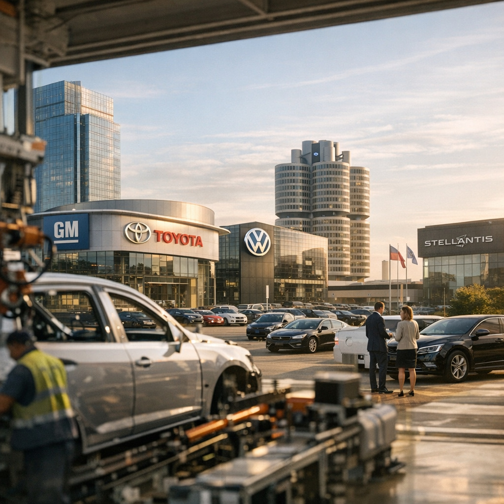 Quels sont les principaux constructeurs et grands groupes automobiles ?