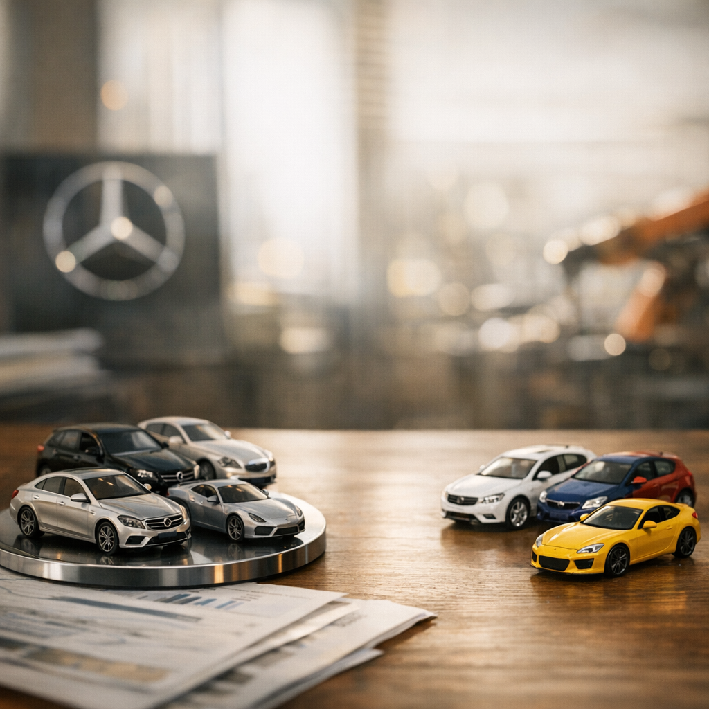Qui appartient au groupe Mercedes aujourd’hui, et qu’est-ce qu’il ne possède pas ?