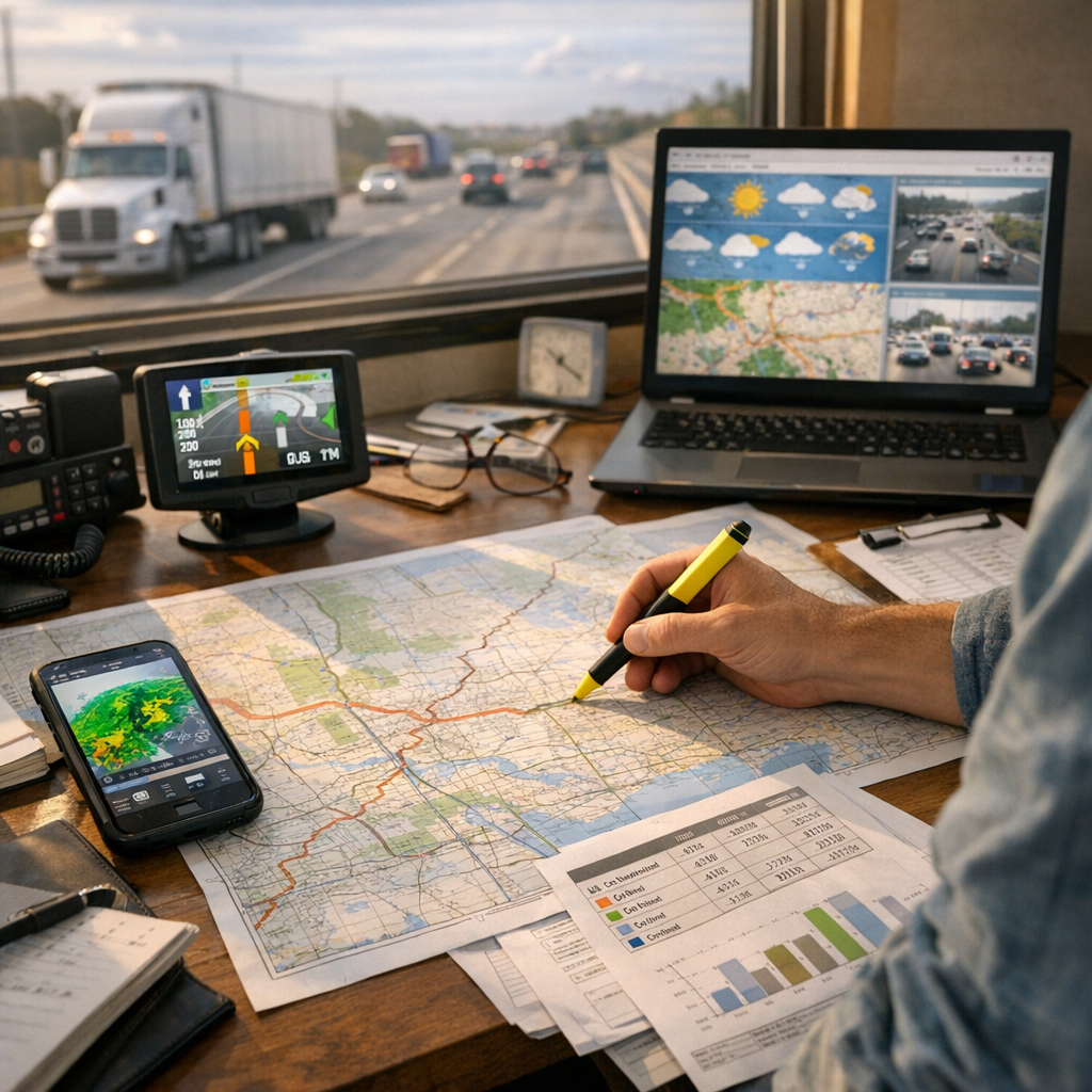 Quels éléments vérifier pour faire une bonne prévision route ?