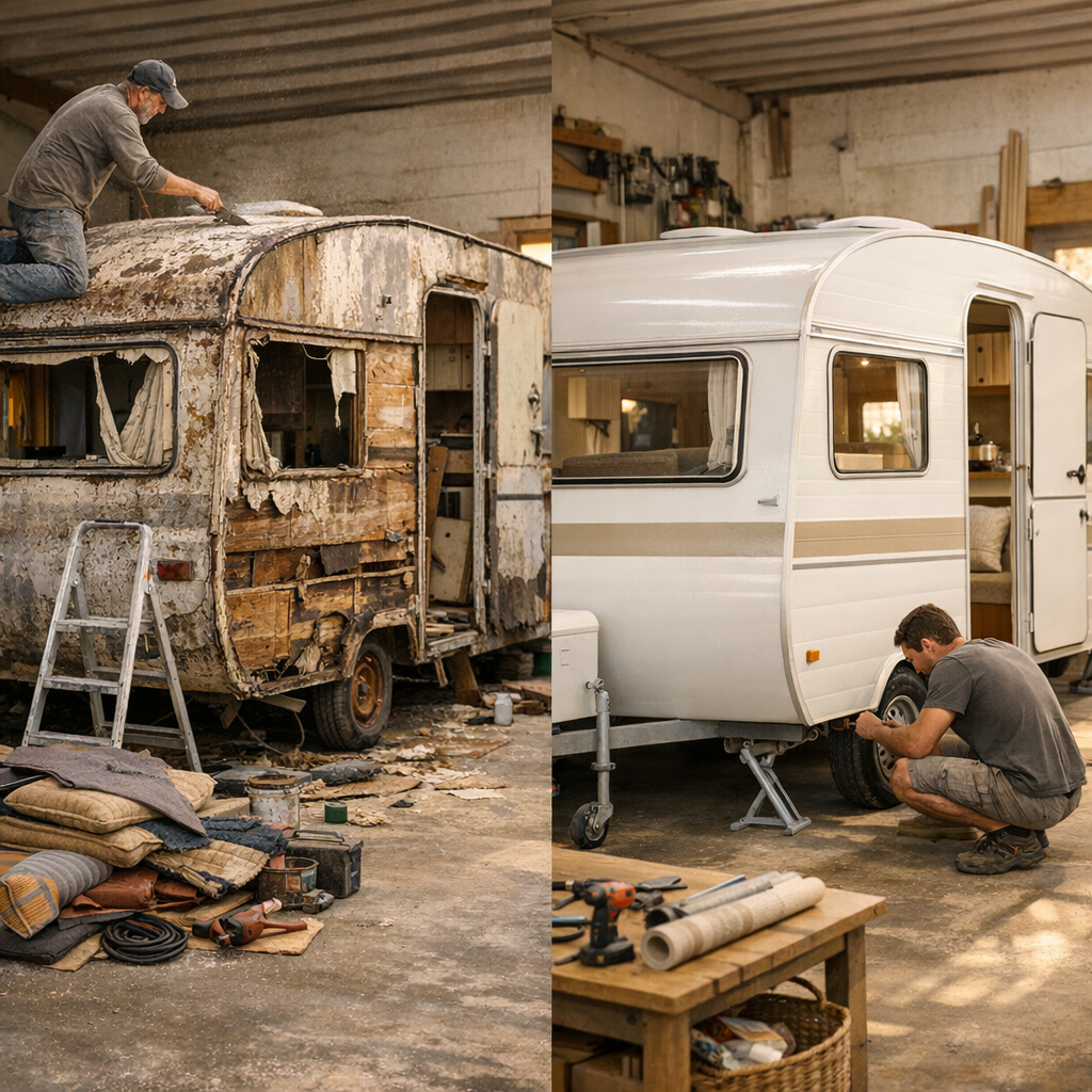 Combien coûte la rénovation d'une caravane selon son état