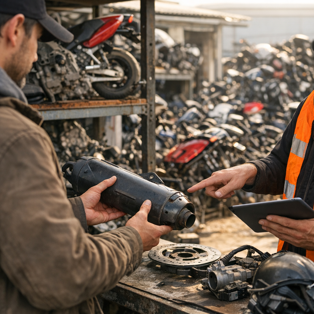 Acheter une pièce chez une casse moto : la méthode fiable pour éviter l’erreur de compatibilité