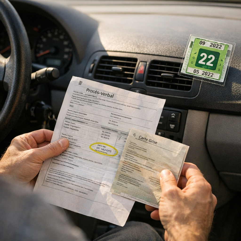 Comment savoir la vraie date limite : lire le PV, la vignette et la carte grise sans se tromper