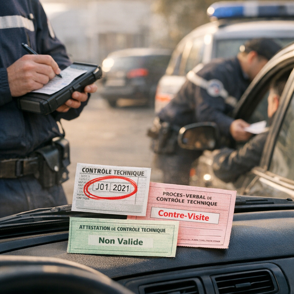 Contrôle expiré, contre-visite dépassée ou absence totale : le tableau décisionnel qui change tout