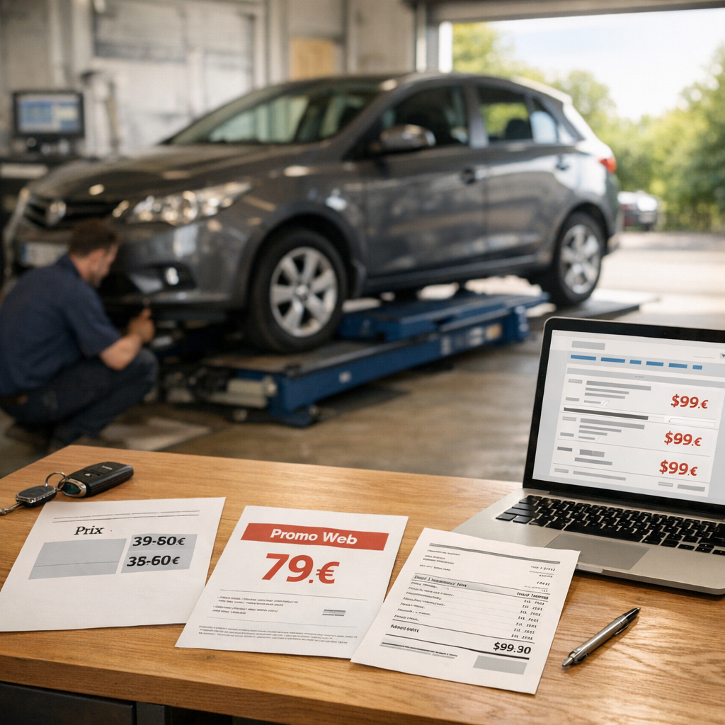 Prix du contrôle technique à Acigné : fourchette locale, promos web et coût réel à comparer