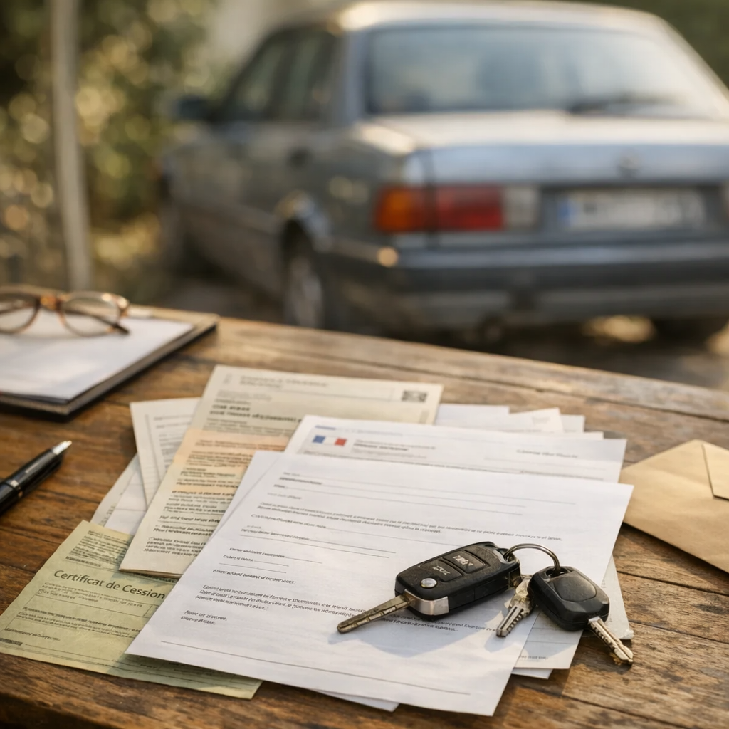 Quels papiers fournir pour vendre une voiture sans CT ou en l'état