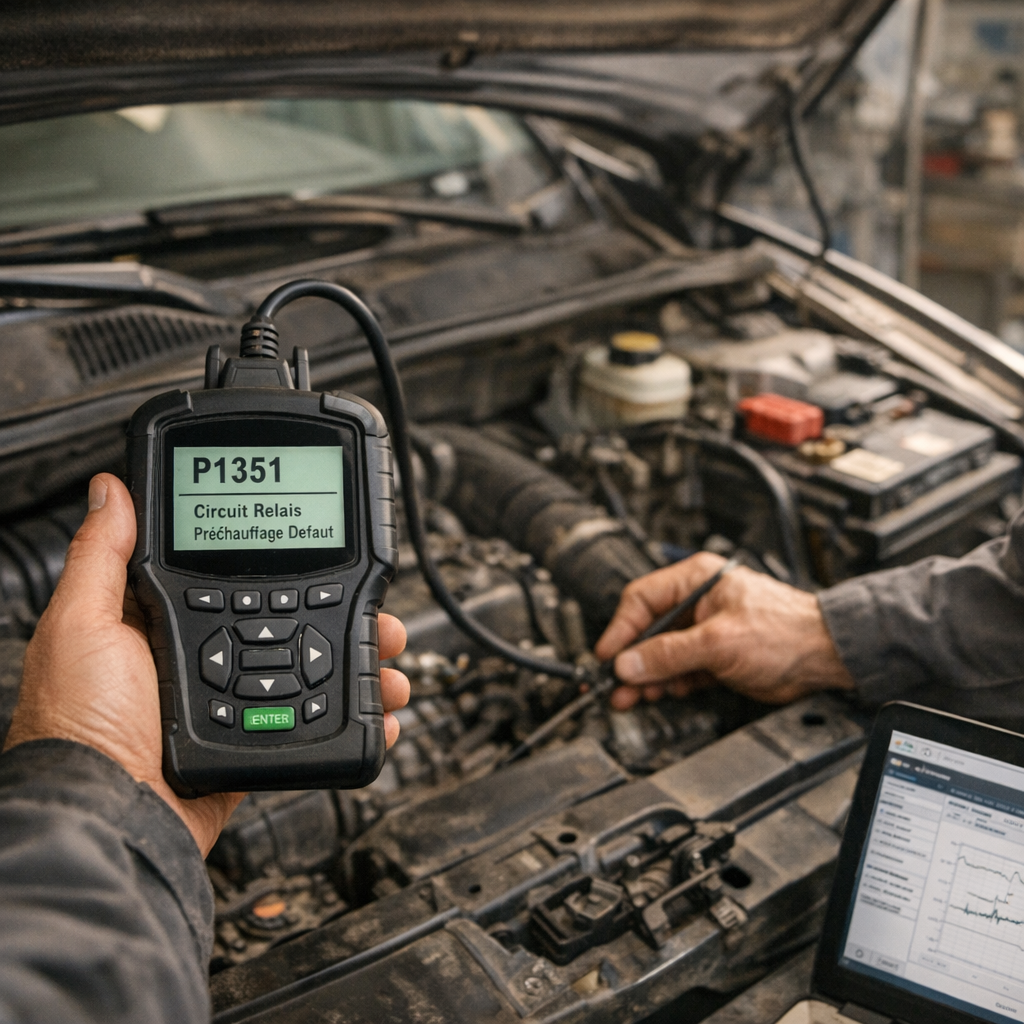 Que signifie le code P1351 sur Peugeot, Citroën, Ford ou Fiat Scudo ?