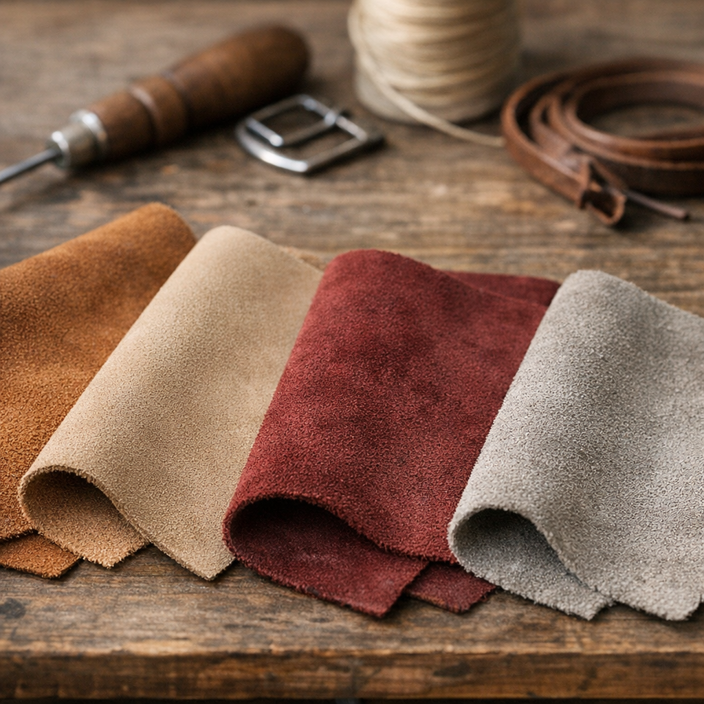 Quelle différence entre daim, nubuck, velours et cuir suédé ?