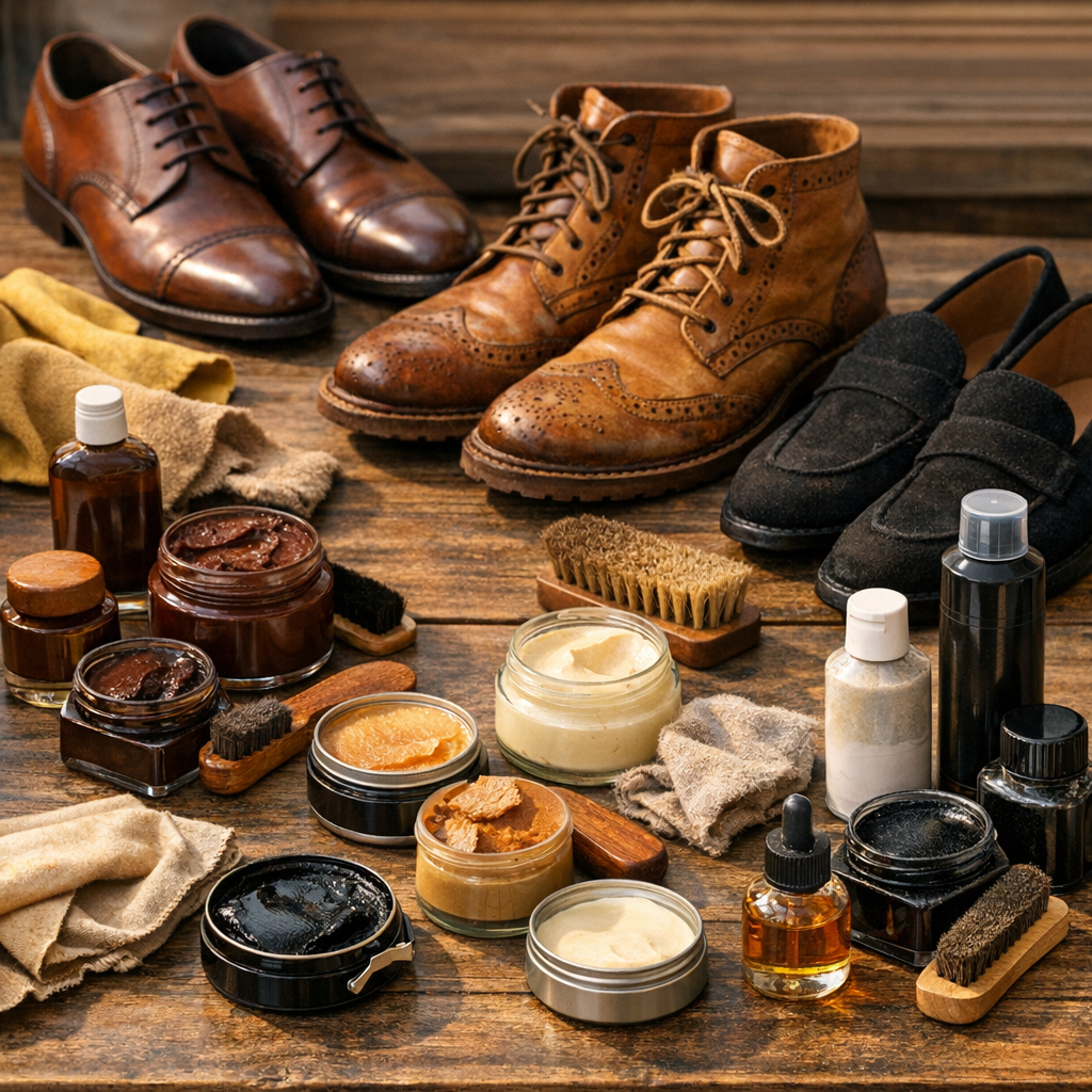 Les bons produits Saphir selon le type de chaussure, la couleur et l’état du cuir