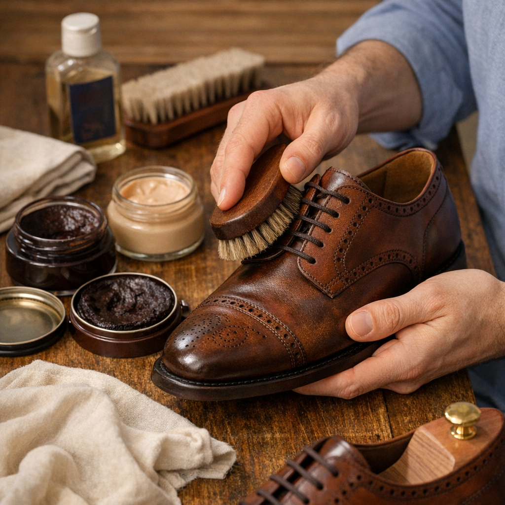 Comment utiliser la cire Saphir pour bien cirer des chaussures en cuir ?