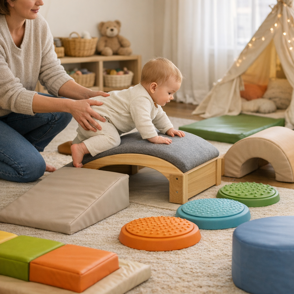 Comment choisir un parcours de motricité bébé vraiment sûr et utile
