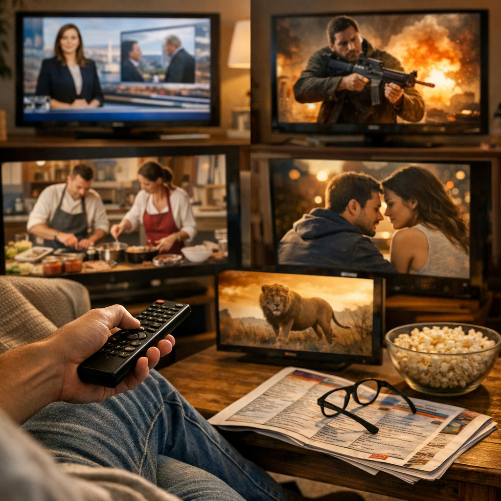 Quelles chaînes regarder ce soir selon le type de programme