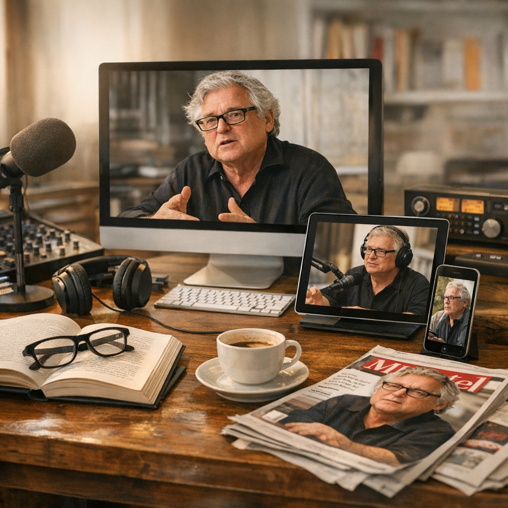 Frise récente et cartographie médiatique : où entendre, lire ou suivre Michel Onfray aujourd’hui ?