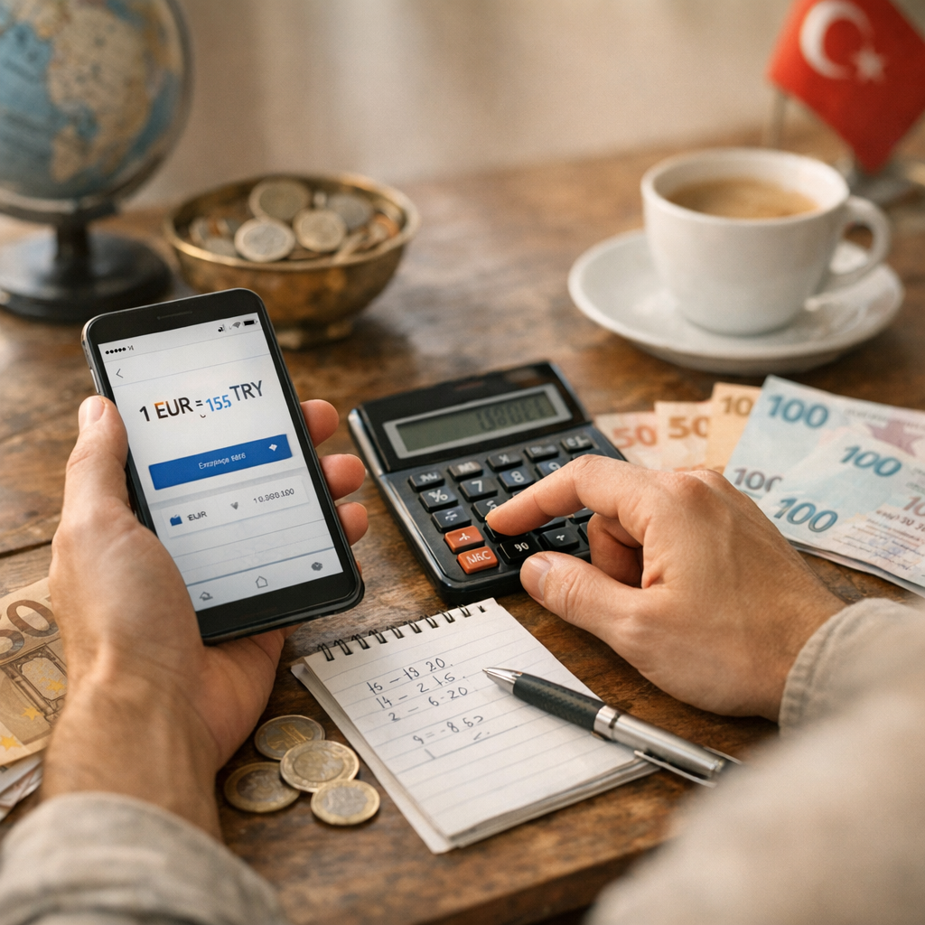 Comment calculer rapidement une conversion euro vers livre turque sans se faire piéger