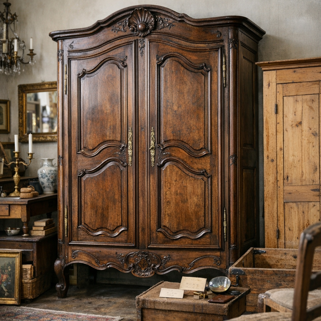 Prix d’une armoire ancienne : combien vaut réellement le meuble selon le bois, l’époque et l’état