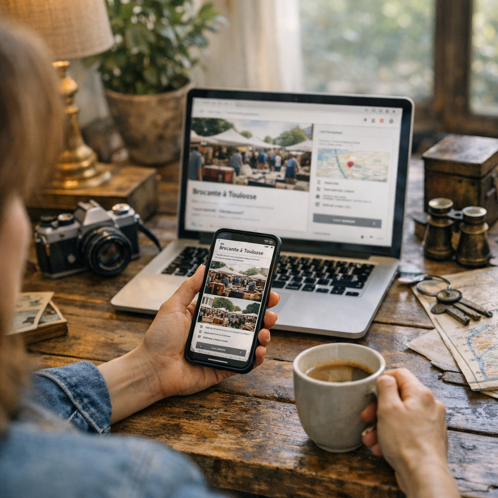 Comment vérifier une brocante du dimanche sans se déplacer pour rien