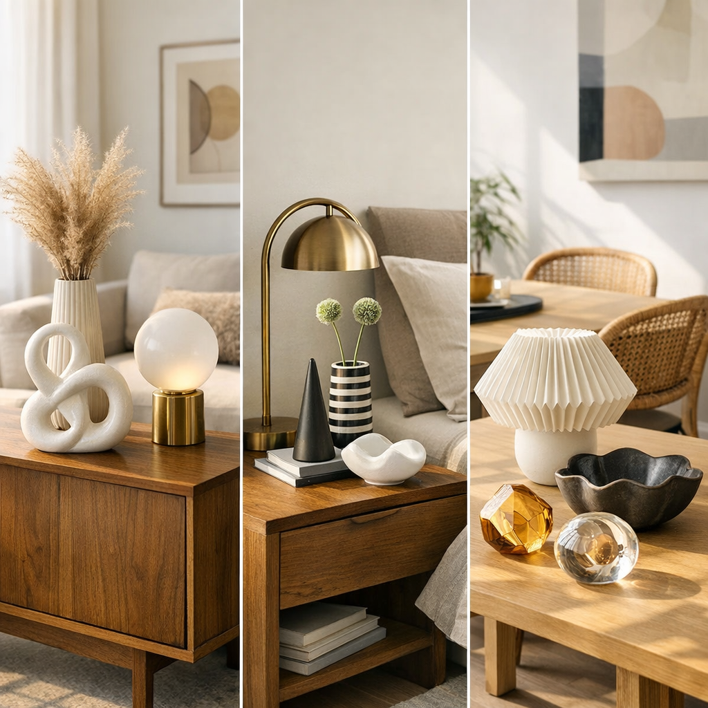 Quels objets déco design moderne choisir selon la pièce et le meuble ?