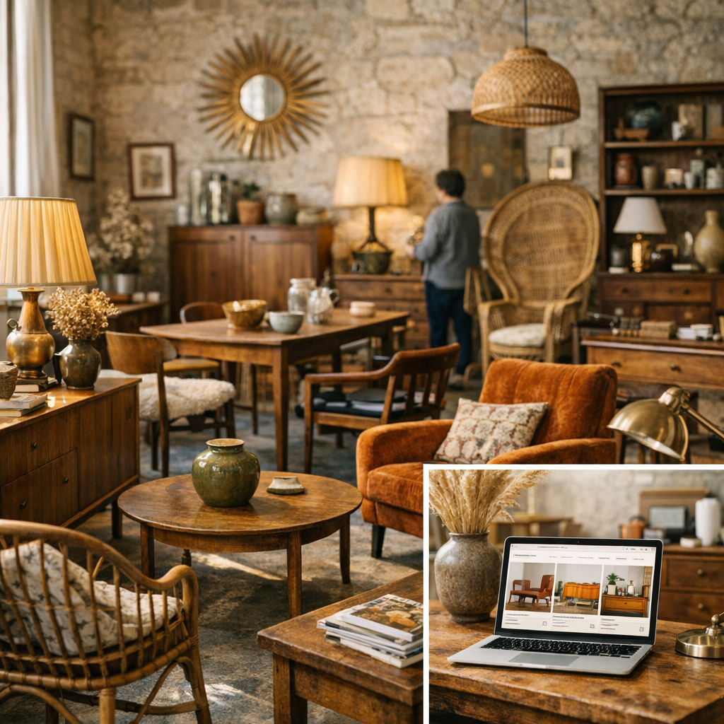 Où acheter et où chiner des meubles vintage dans le Gers et en ligne