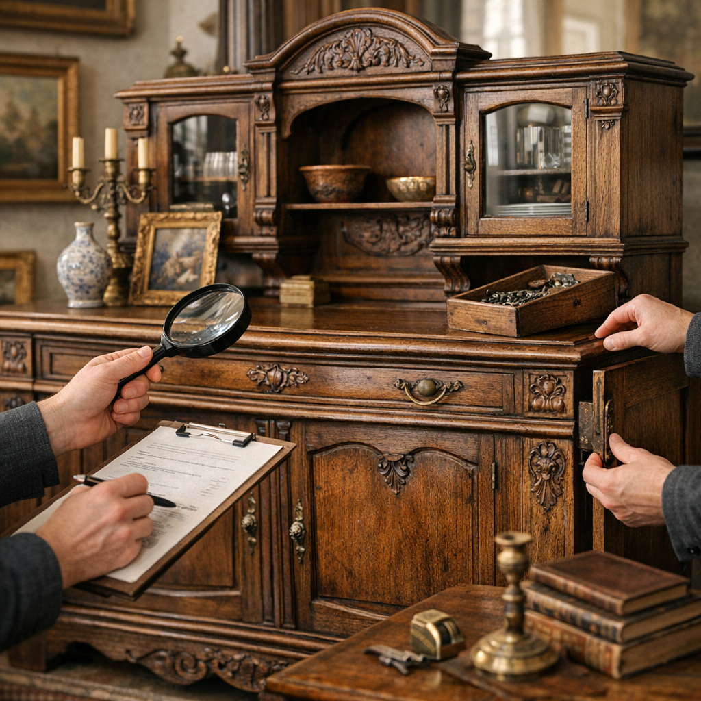 Prix d'un buffet ancien : ce qui fait monter ou baisser l'estimation
