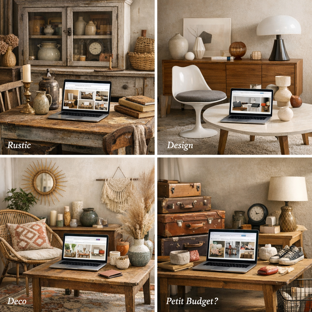 Quel site choisir selon ce que vous cherchez vraiment : meuble rustique, design, déco ou petit budget ?