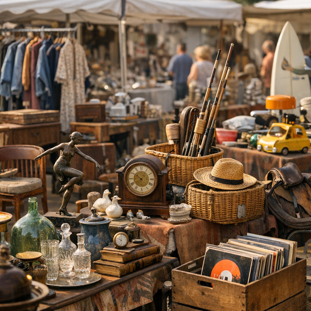 Que peut-on vraiment chiner dans une brocante 40 selon les secteurs des Landes