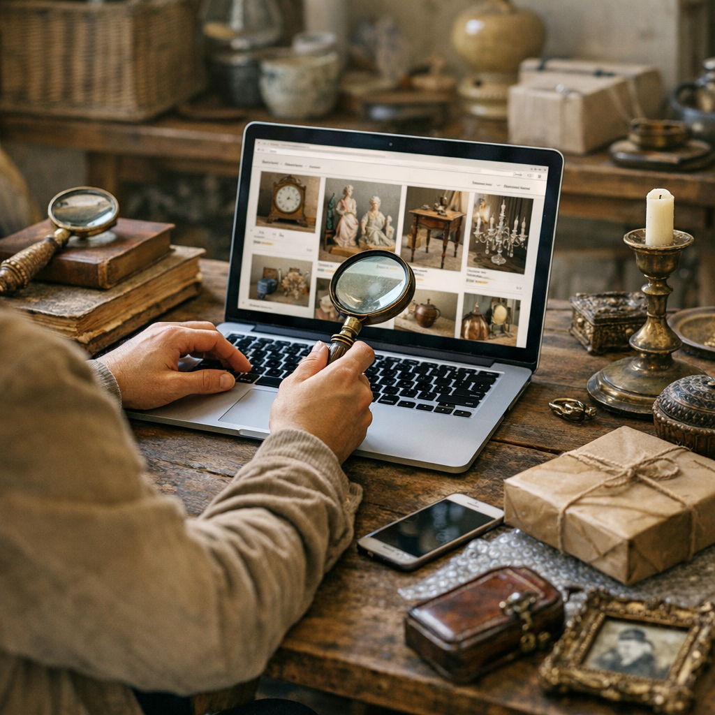Comment acheter ou vendre en brocante en ligne : méthode d'antiquaire pour éviter les erreurs