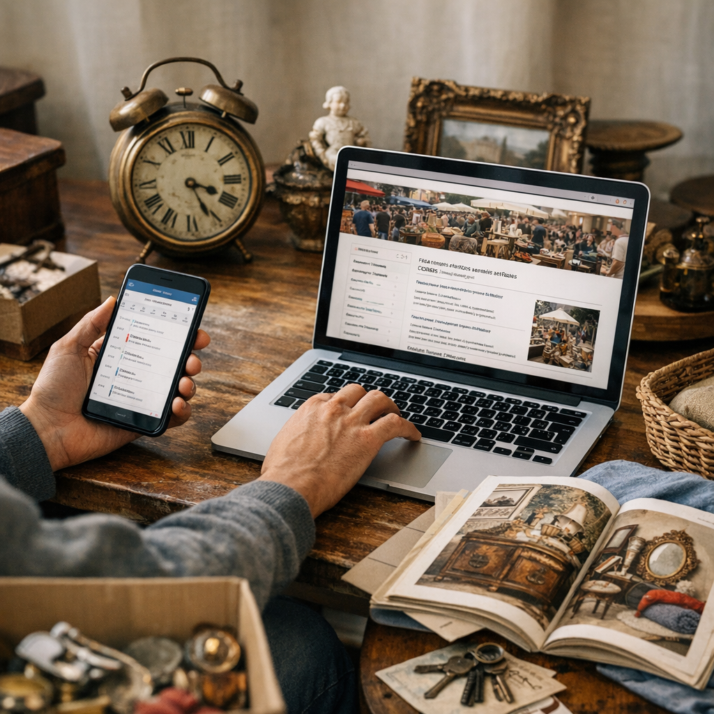 Comment chercher une brocante à Tours selon son besoin : agenda, antiquités, vide-maison ou dépôt-vente