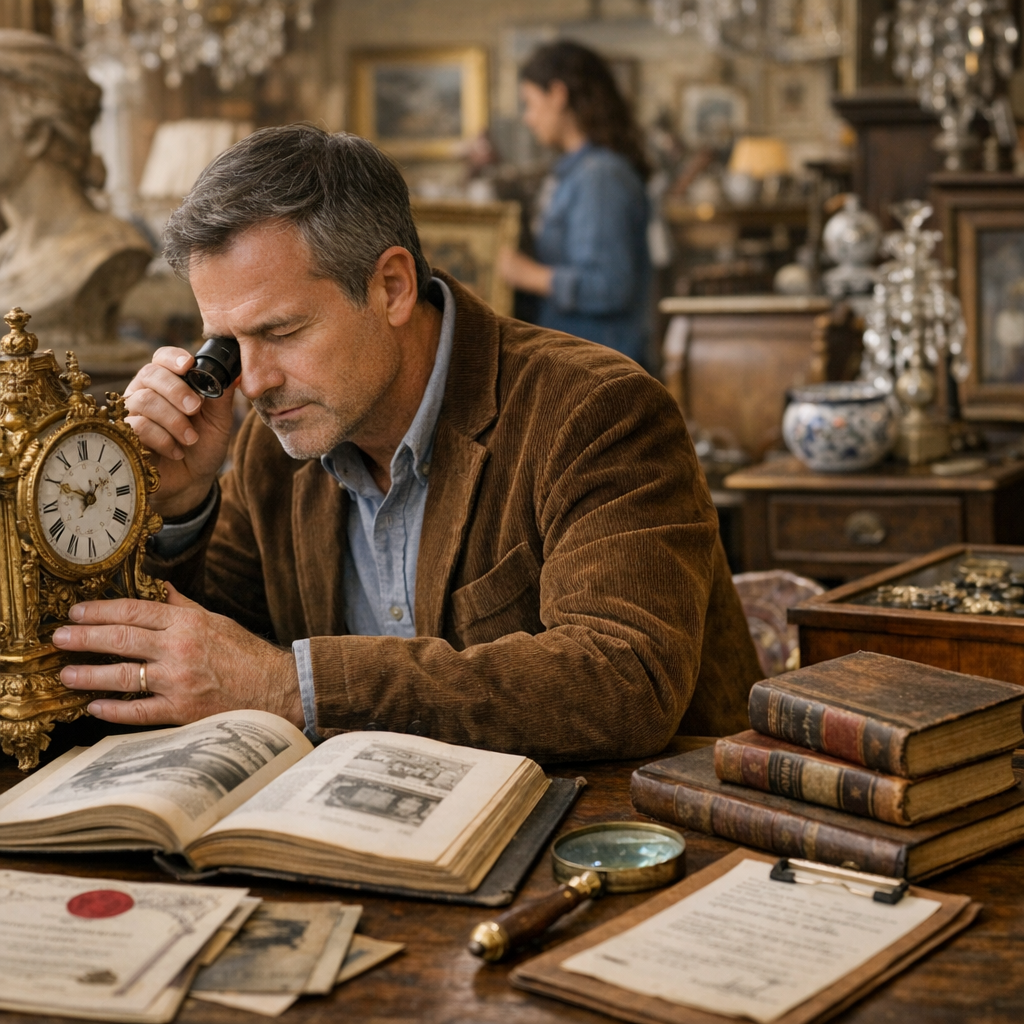 Comment devenir antiquaire : études, diplômes, terrain et qualités indispensables
