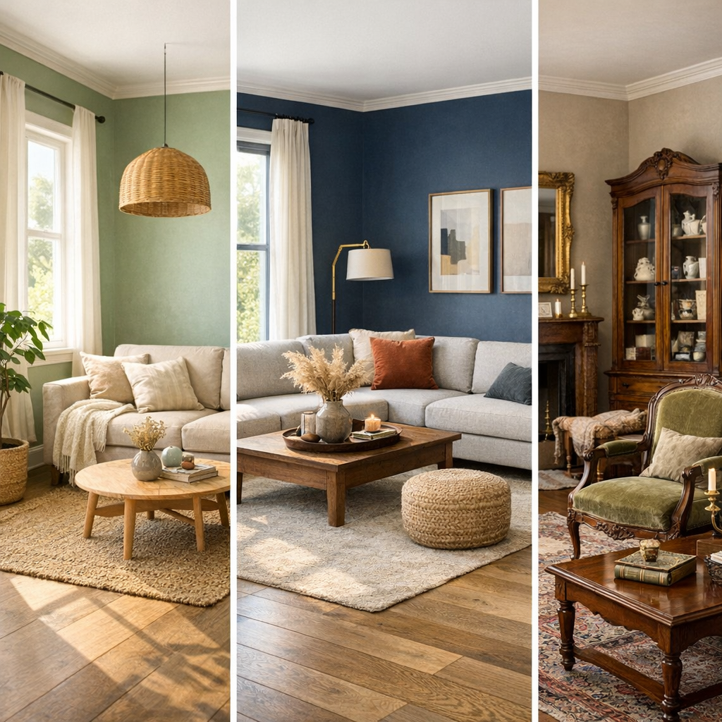 Comment choisir la bonne couleur selon la lumière, la taille du salon et le mobilier ancien ?