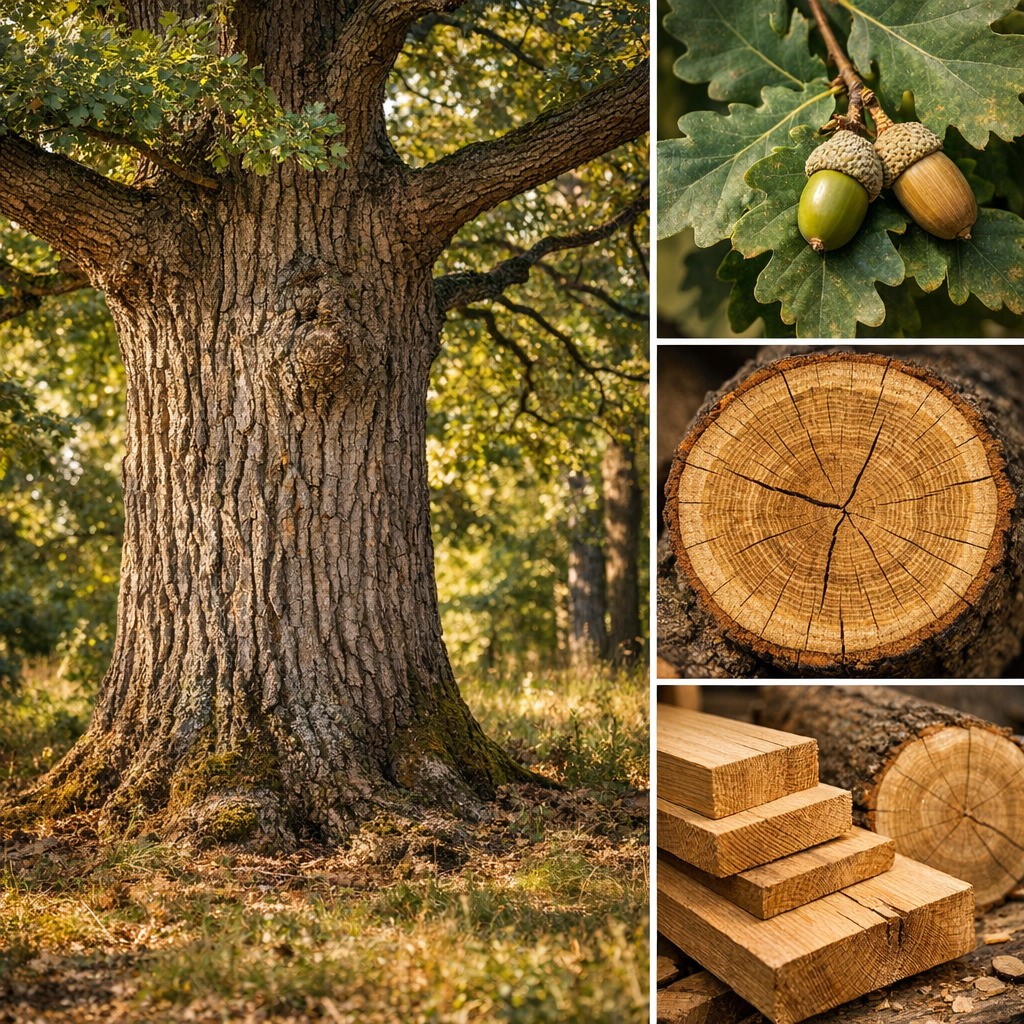 Quelles sont les caractéristiques du chêne, de son tronc à son bois ?