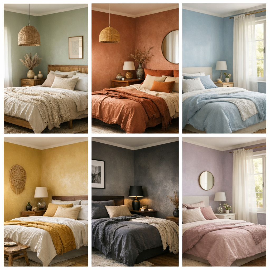 Les 6 couleurs phares de 2022 et l'effet qu'elles donnent dans une chambre