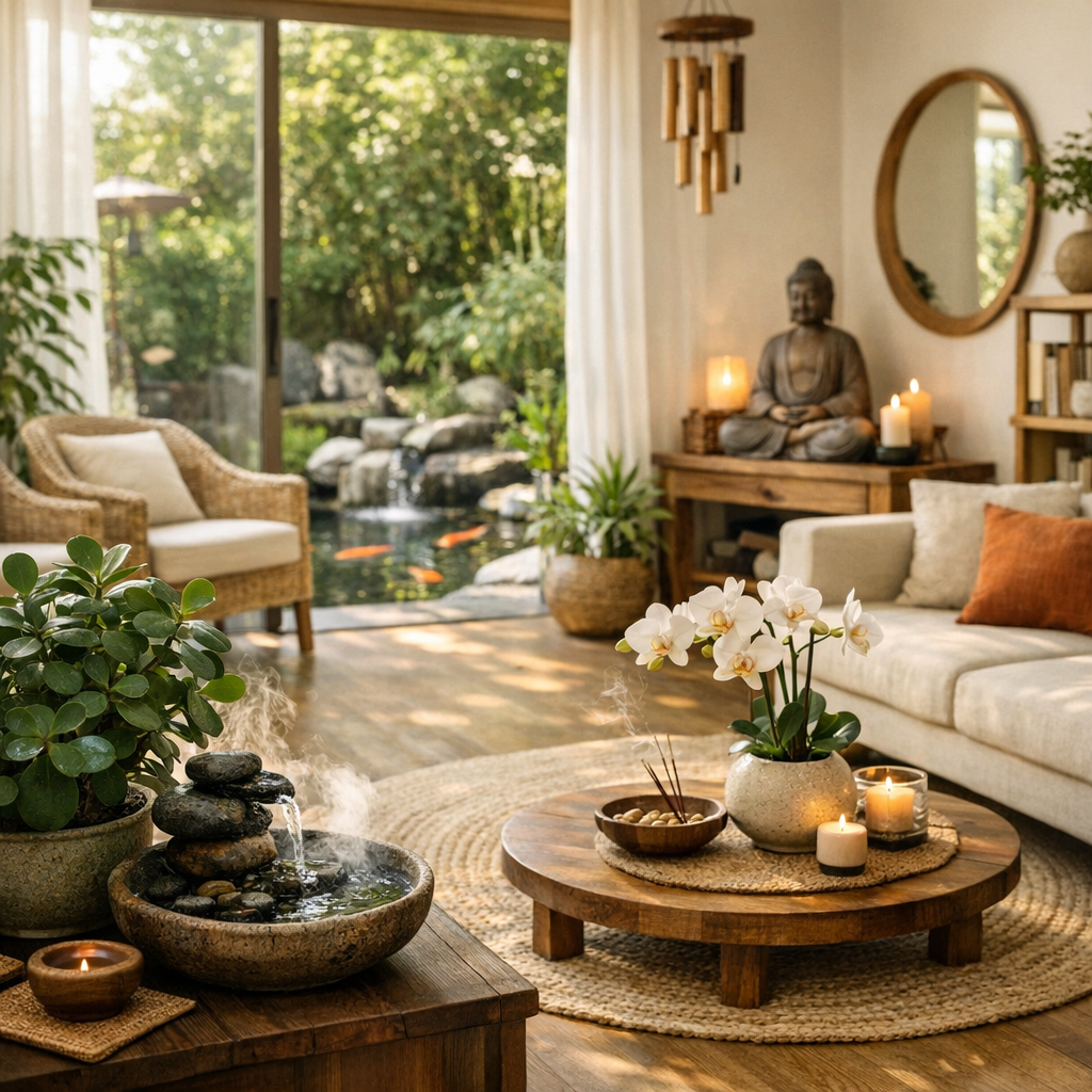 Les 5 signes visibles d'une maison Feng Shui réussie sur une photo
