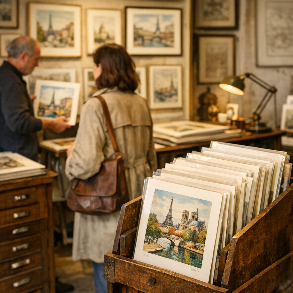 Où acheter une lithographie à Paris sans se tromper
