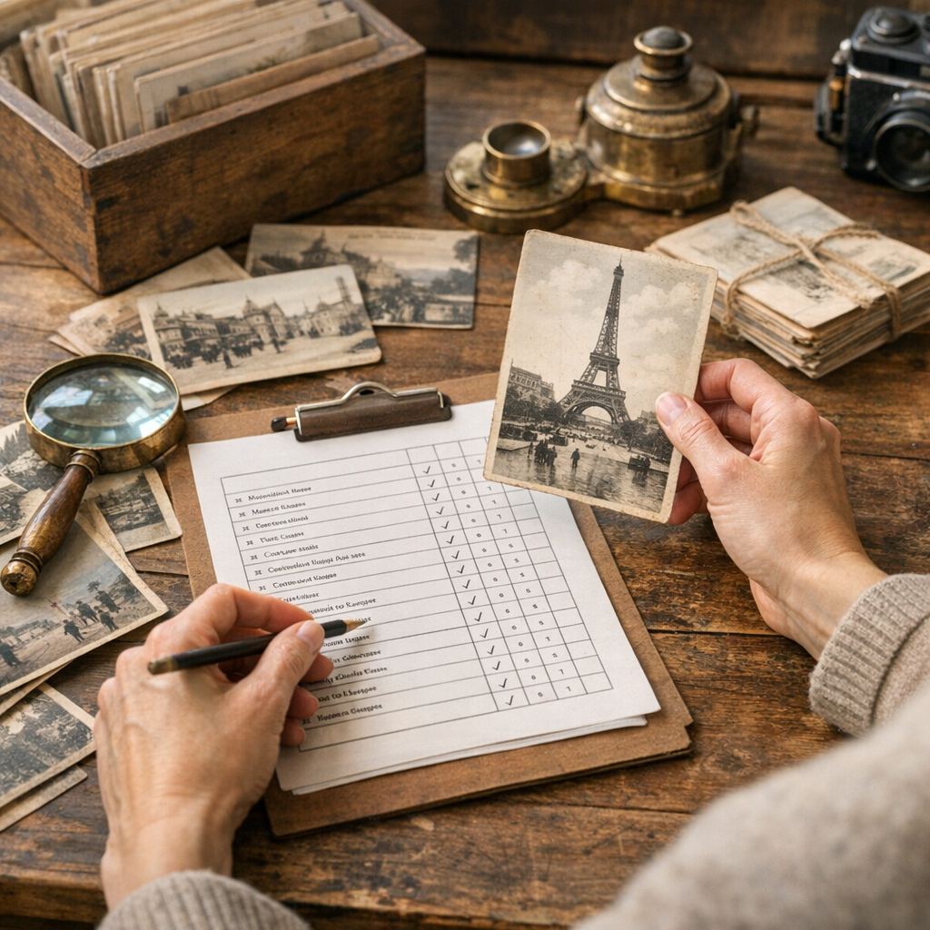Comment estimer une carte postale ancienne sans la surévaluer : la grille en 20 points d’une antiquaire