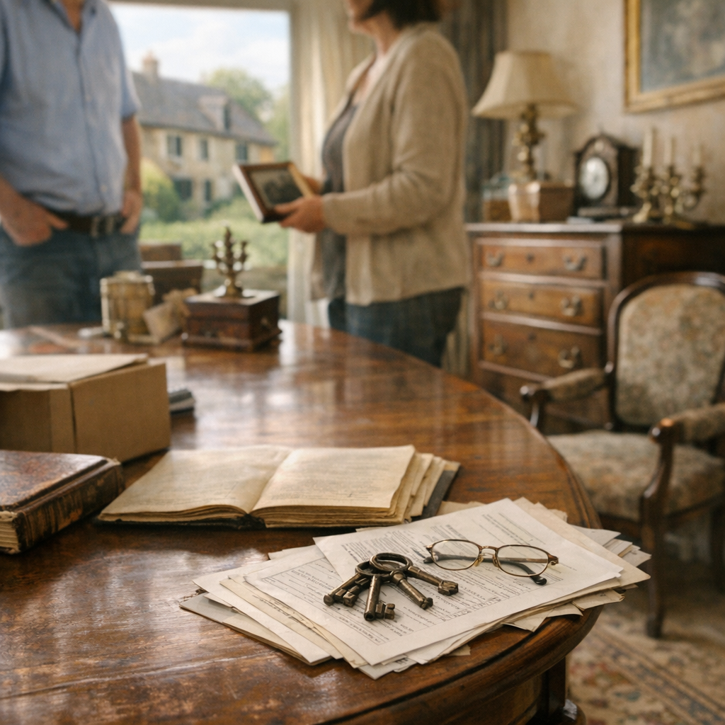 L'indivision successorale : maison, meubles anciens et succession familiale