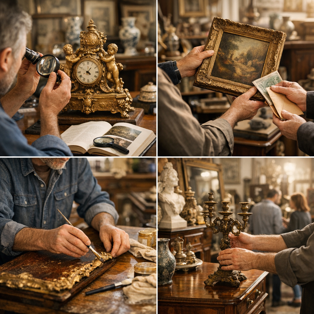 Quel est le rôle d’un antiquaire au quotidien ? Expertise, achat, restauration et revente