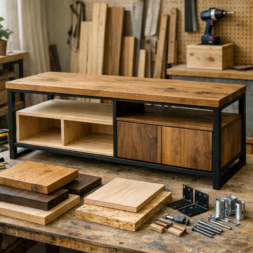 Quel bois et quelle structure choisir pour un meuble TV durable