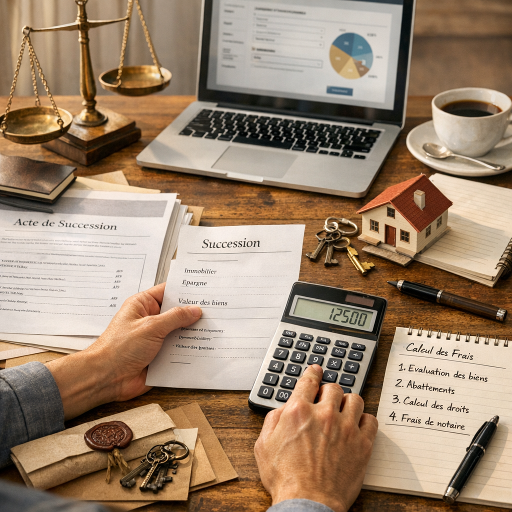 Comment calculer les frais de notaire pour une succession, étape par étape