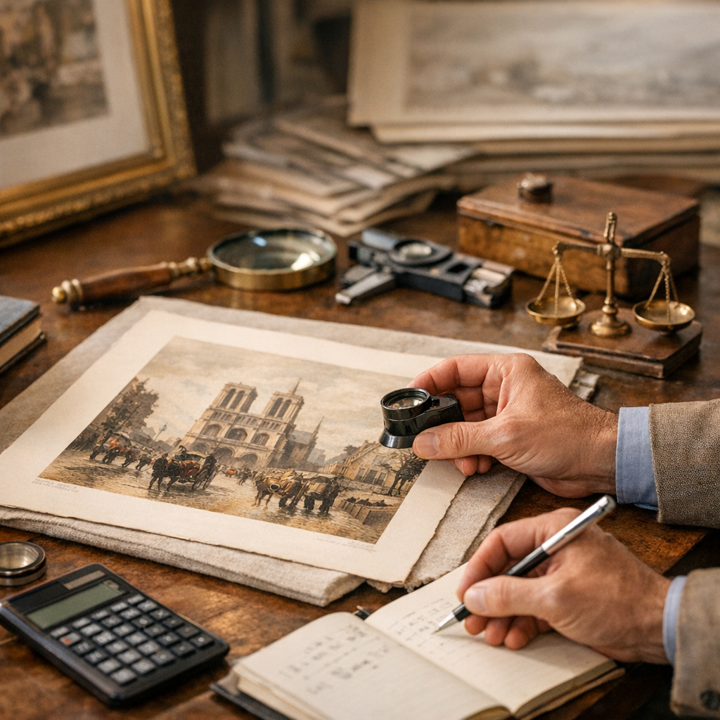Comment estimer une lithographie sans se tromper