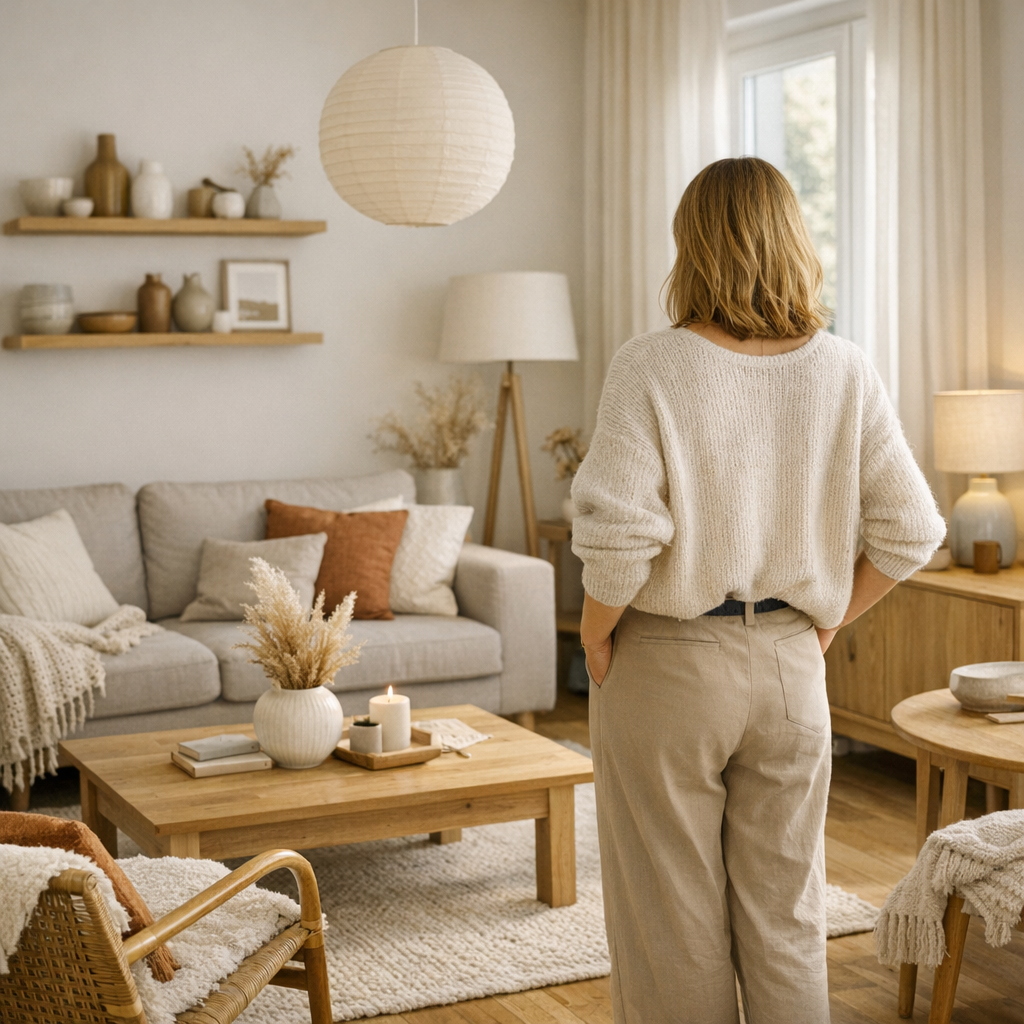 Le cadre décisionnel d’Élise Marsan : doser bois, textiles et couleurs pour une vraie ambiance scandinave