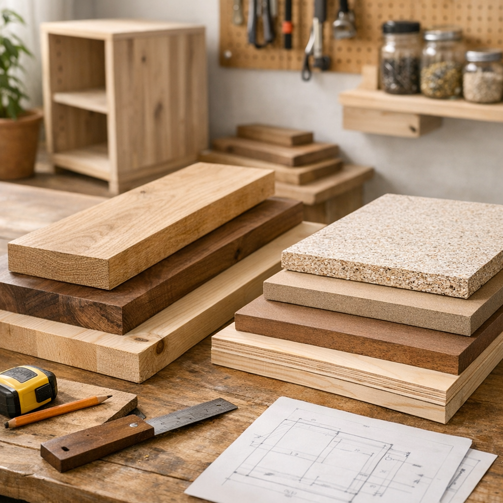 Quel bois et quels panneaux choisir pour un meuble durable