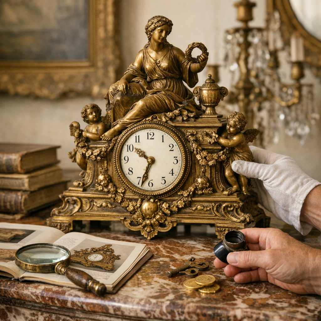 Ce qui fait monter ou baisser la valeur d’une pendule en bronze