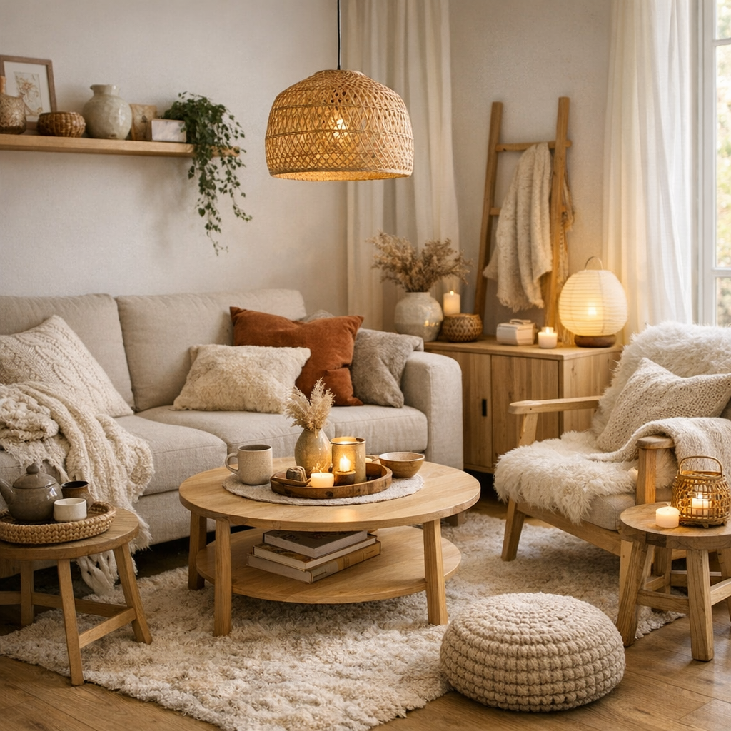 Comment aménager un salon cocooning avec les bons meubles, même dans un petit espace