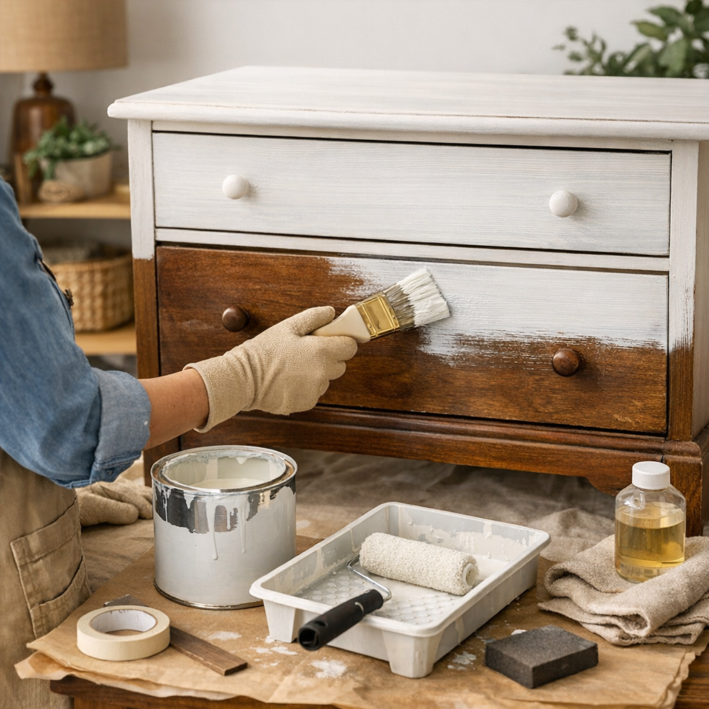 Comment repeindre un meuble sans le poncer ?