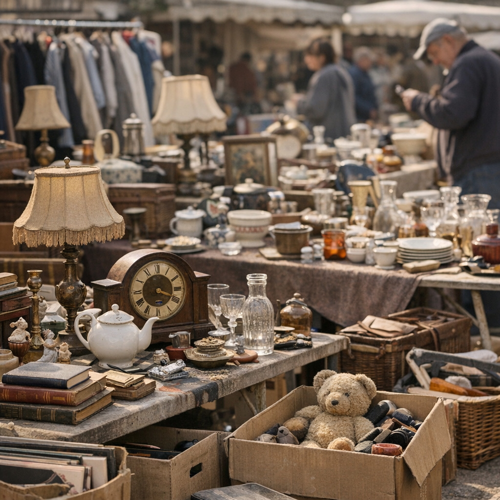 Brocante, vide-grenier, vide-maison ou braderie: ce que vous allez vraiment trouver sur place