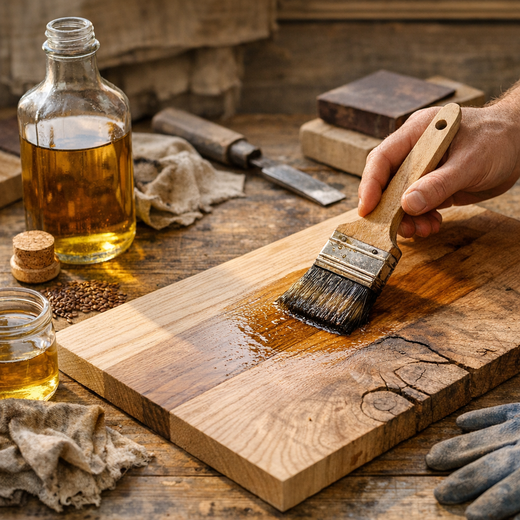 Quels sont les avantages, limites et dangers de l’huile de lin sur le bois ?
