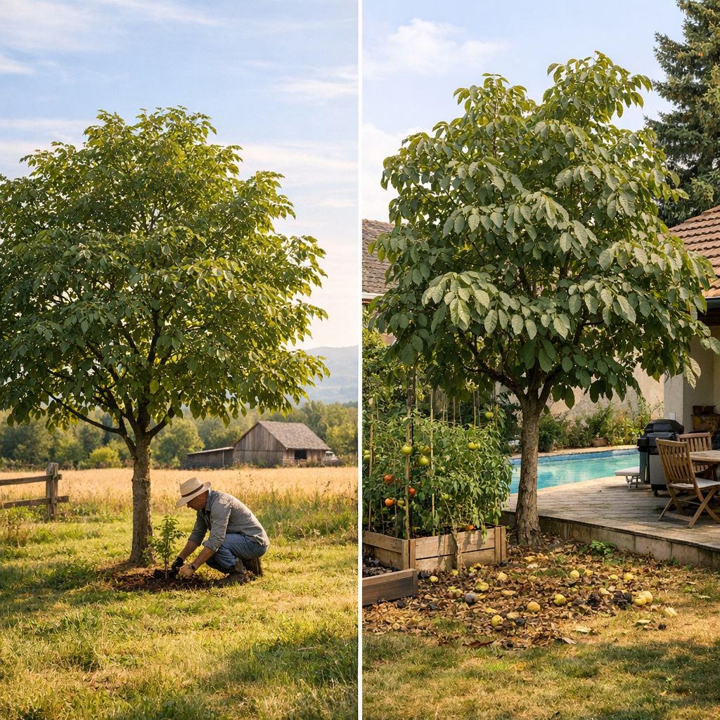 Où planter un noyer et où ne pas le planter ?