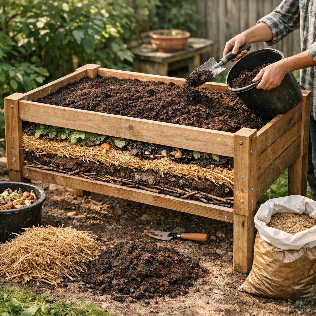 Quelle terre pour un potager sur pied et comment bien le remplir