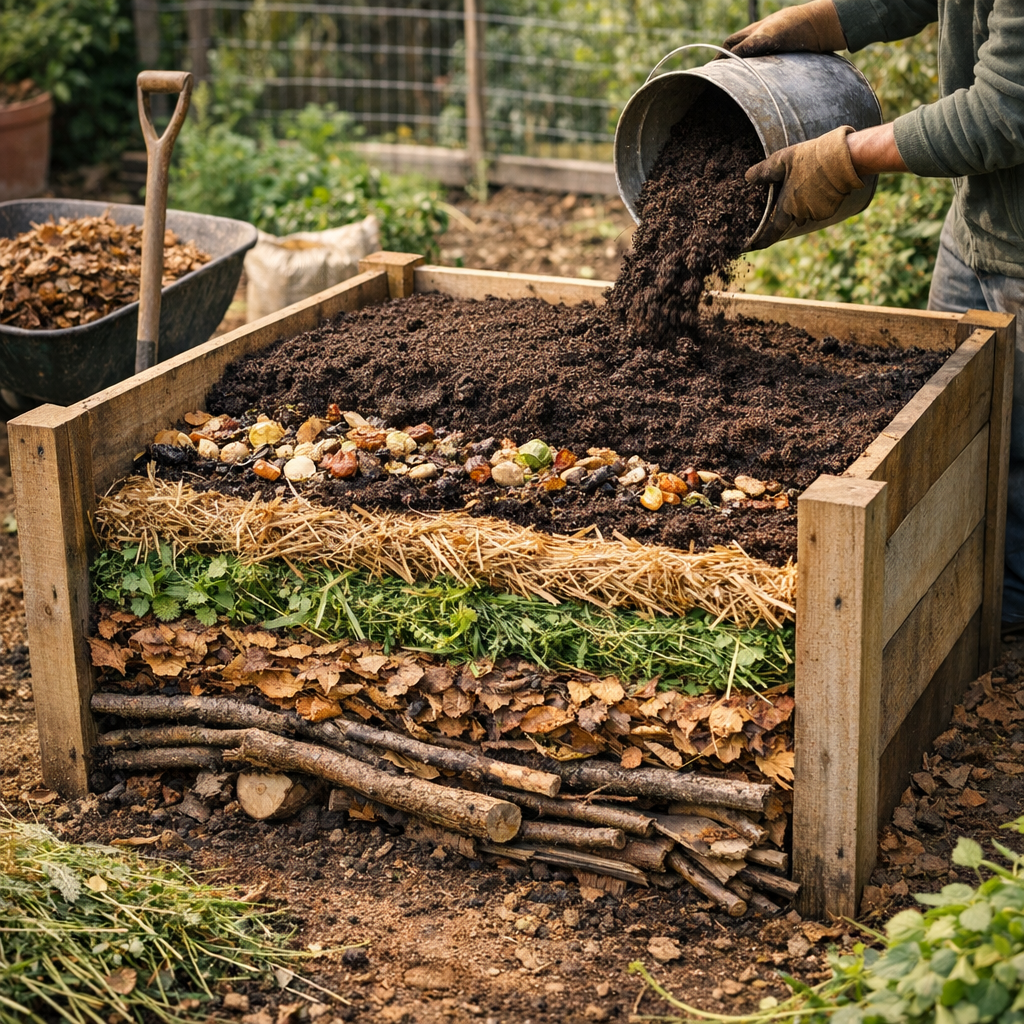 Comment remplir un potager surélevé sans gaspiller de terre : couches utiles, profondeur et erreurs à éviter